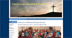 Desktop Screenshot of californiachristiantutorial.org